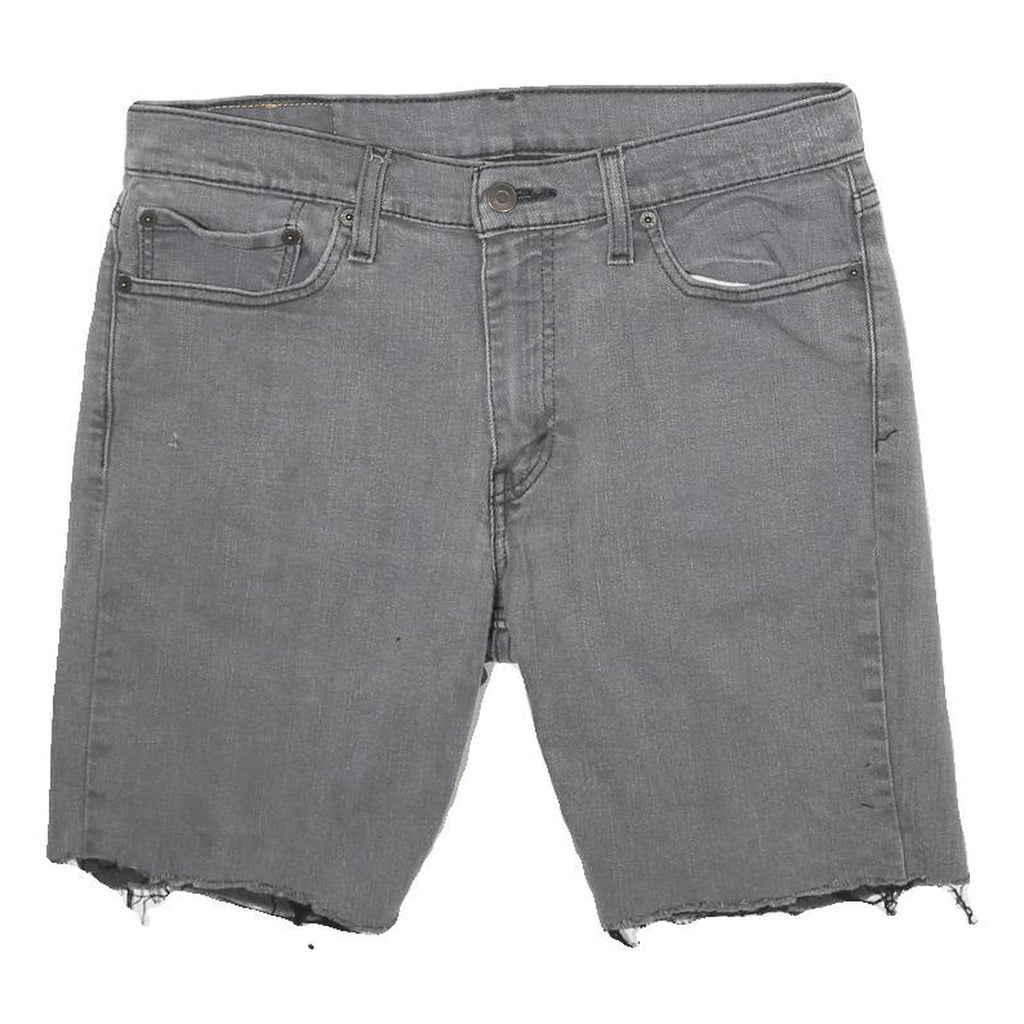 LEVI'S Mens Grey Casual Denim Cut-Off Shorts M W33