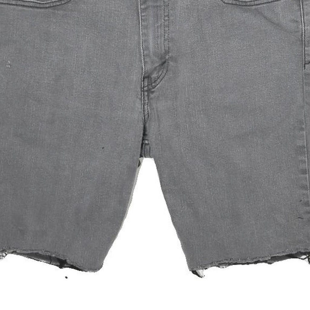 LEVI'S Mens Grey Casual Denim Cut-Off Shorts M W33