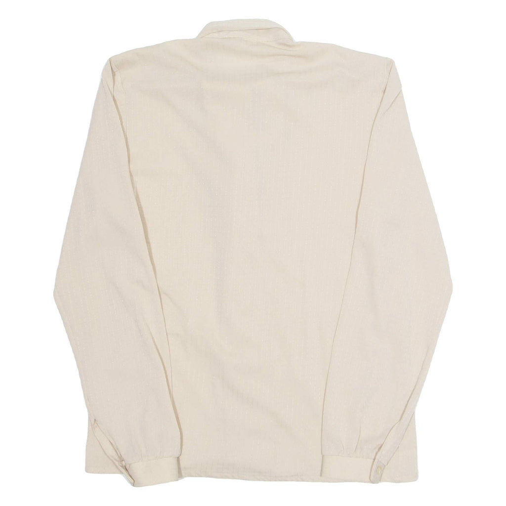 Womens Blouse Beige Long Sleeve M