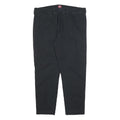 LEVI'S Mens Cotton Blend Black Trousers Regular Fit Straight Leg W38 L30 Classic