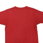 CARHARTT Mens Red Graphic T-Shirt M Short Sleeve Crew Neck Logo Print