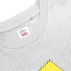 LEVIS X THE SIMPSONS Mens Grey Bart Simpson Graphic T-Shirt S Short Sleeve Crew