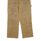 DICKIES Mens Cotton Blend Beige Regular Fit Straight Leg Trousers W30 L29