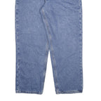 CARHARTT Mens Relaxed Fit Straight Denim Light Blue Zip Jeans W36 L30 Durable