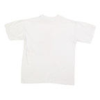 Womens White Cotton Blend Graphic T-Shirt M Short Sleeve Crew Neck Native