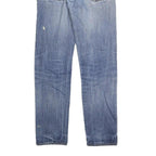 CARHARTT Mens Slim Blue Denim Jeans W30 L31 Button Closure Faded