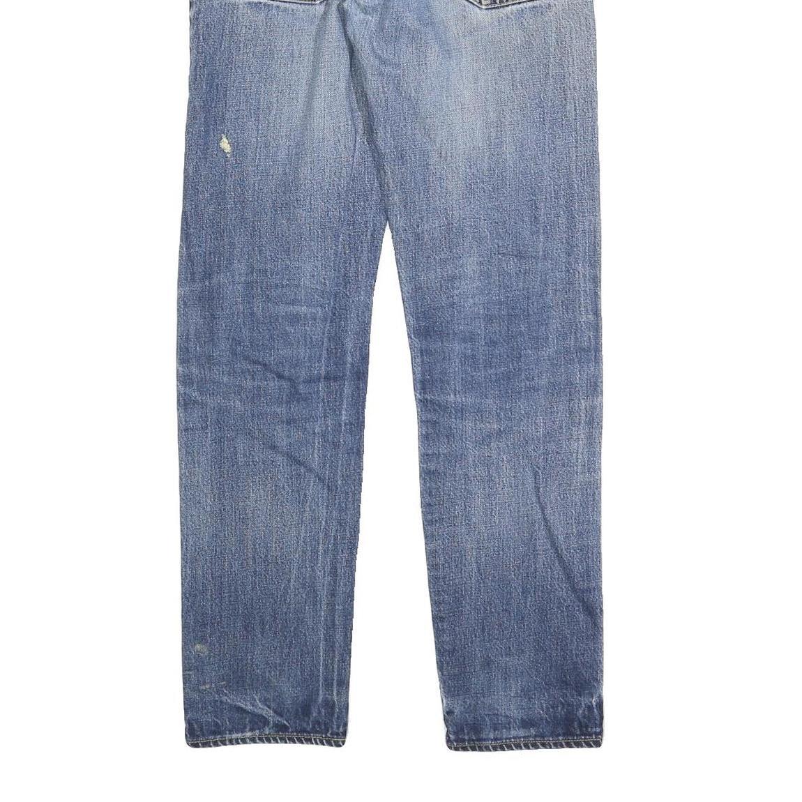 CARHARTT Mens Slim Blue Denim Jeans W30 L31 Button Closure Faded