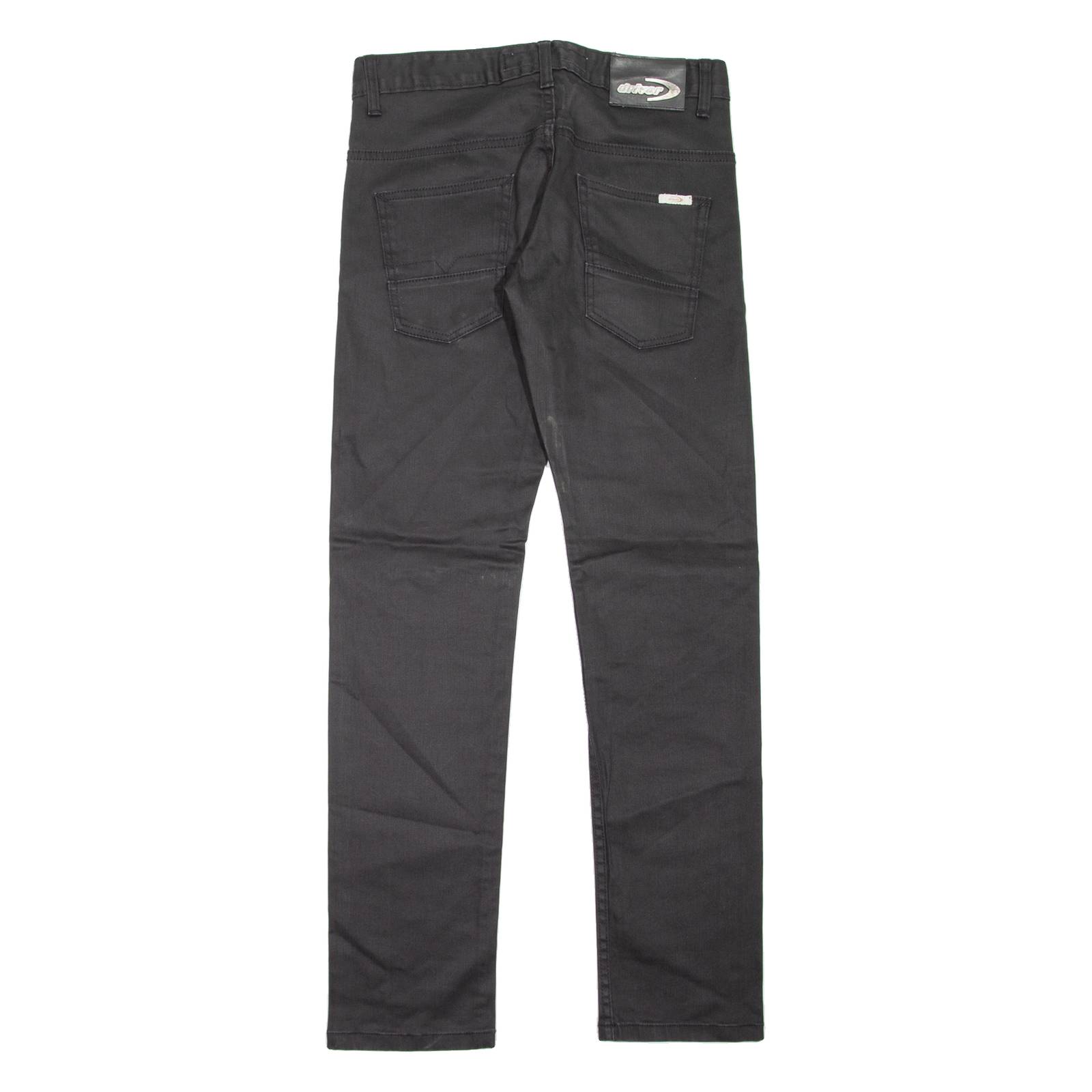 DRIVER Mens Jeans Black Slim Straight W30 L32