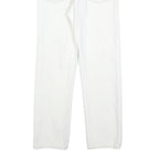LEVI'S 501 Womens White Regular Straight Denim Raw Woven W26 L28 Classic Cotton