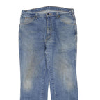 DICKIES Womens Blue Regular Fit Straight Denim Jeans W36 L29 Zip Closure