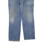 DICKIES Womens Blue Regular Fit Straight Denim Jeans W36 L29 Zip Closure