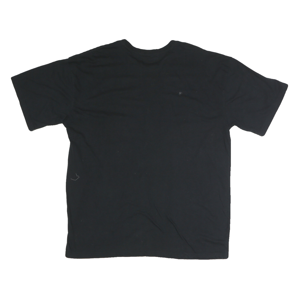 DISNEY Mens Black Mickey Graphic T-Shirt XL Short Sleeve Crew Neck Cotton