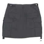 BETTER BE Womens Black Cargo Mini Cotton Blend Skirt L Utility Pockets
