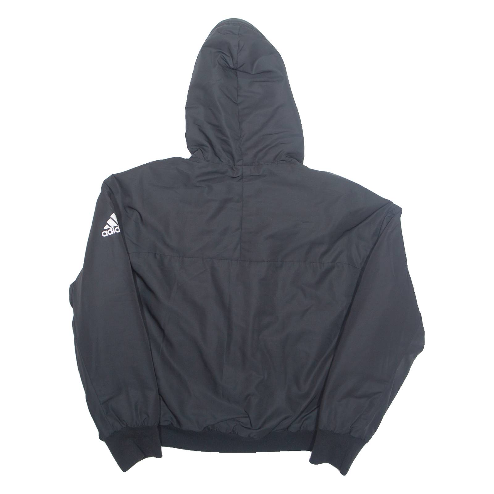 ADIDAS Womens Jacket Black Hooded UK 18