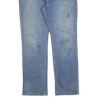 CARHARTT Mens Jeans Blue Relaxed Straight Denim Medium W36 L32 Workwear Zip