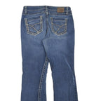 Womens Blue Regular Fit Straight Leg Denim Jeans Cotton Blend Zip W30 L30