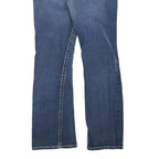 Womens Blue Regular Fit Straight Leg Denim Jeans Cotton Blend Zip W30 L30