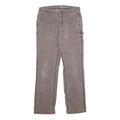CARHARTT Womens Classic Cotton Blend Brown Trousers W30 L30 Workwear Utility Zip