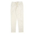 INDICODE JEANS Mens Cotton Blend White Slim Tapered Trousers W28 L30 Casual