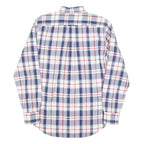 GANT Mens Blue & Red Checked Shirt S Classic Cotton Blend Button-Down Collar