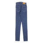 LEVI'S 721 Womens Slim Skinny Denim Medium Blue Cotton Blend Jeans W24 L30