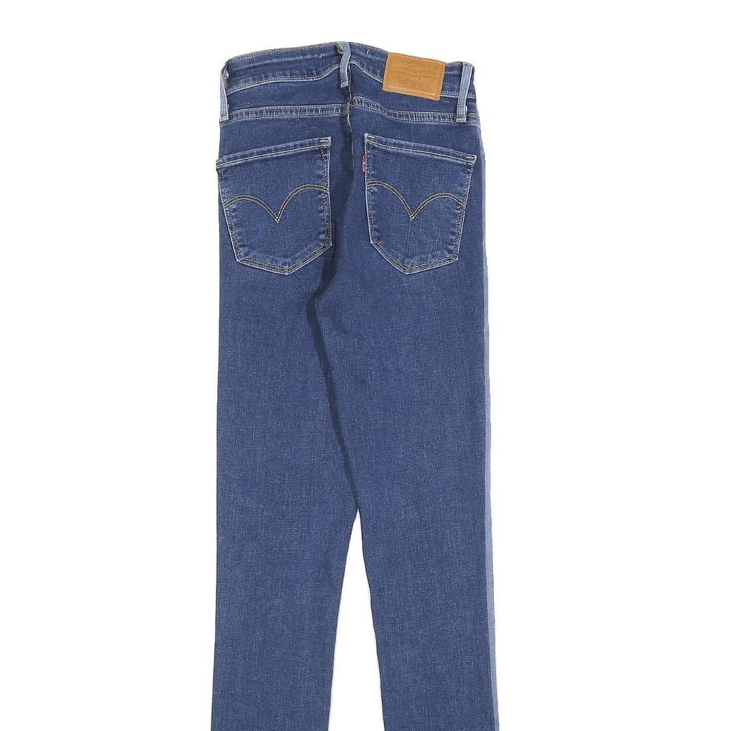 LEVI'S 721 Womens Slim Skinny Denim Medium Blue Cotton Blend Jeans W24 L30