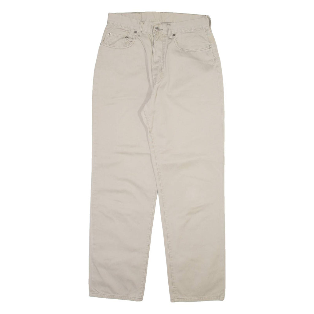 LEVI'S 597 Mens Trousers Beige Regular Straight W30 L30