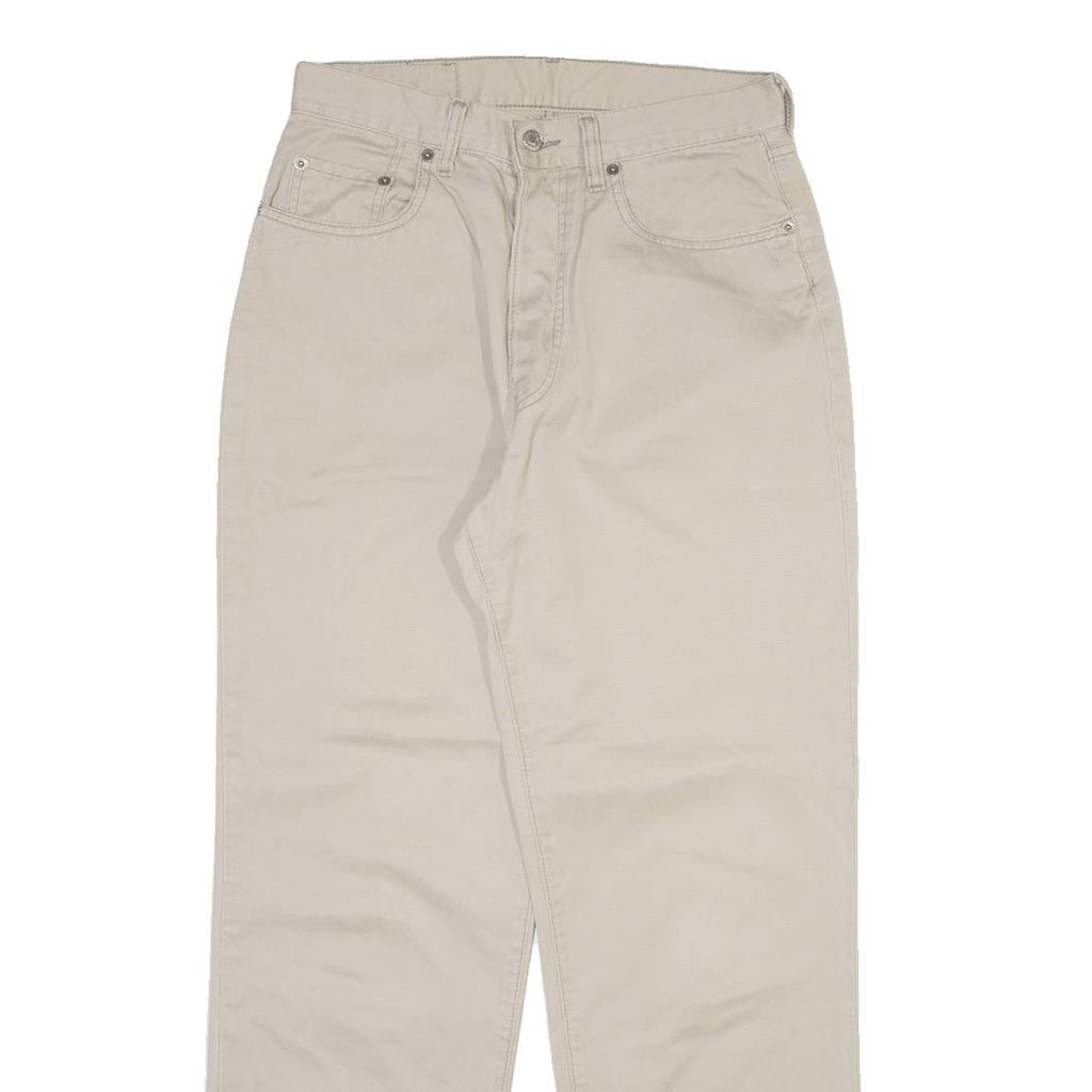 LEVI'S 597 Mens Trousers Beige Regular Straight W30 L30