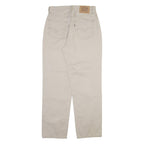 LEVI'S 597 Mens Trousers Beige Regular Straight W30 L30