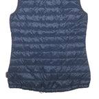 JACK WOLFSKIN Womens Navy Blue Lightweight Quilted Jacket S Polyester Blend Zip
