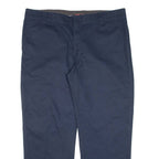 DICKIES Workwear Mens Trousers Blue Regular Straight W40 L30