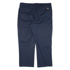 DICKIES Workwear Mens Trousers Blue Regular Straight W40 L30