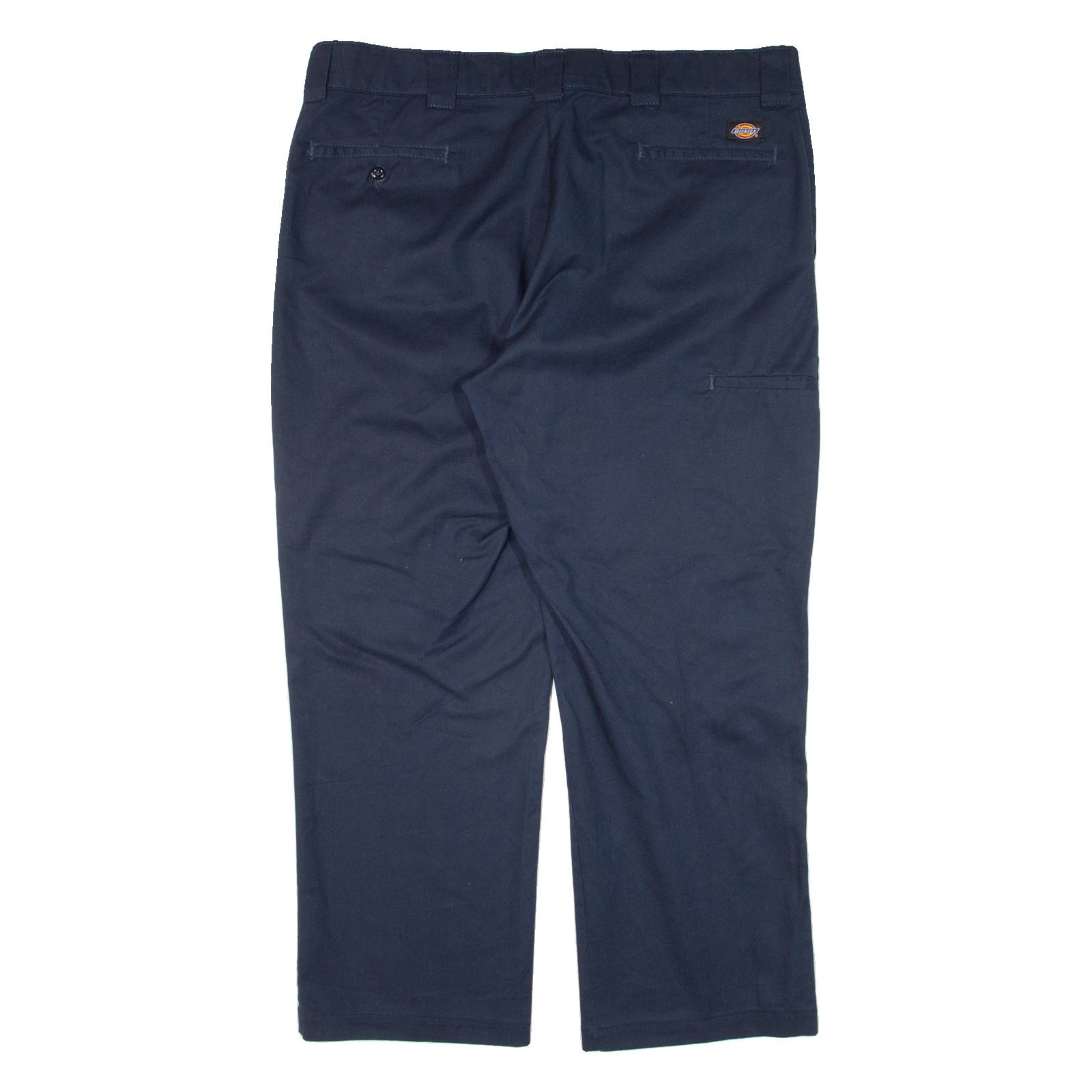 DICKIES Workwear Mens Trousers Blue Regular Straight W40 L30