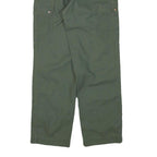 MARSUM Womens Cotton Blend Green Relaxed Straight Trousers W28 L30 Utility Cargo
