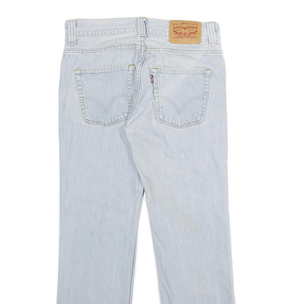 LEVI'S 511 Slim Mens Jeans Blue Slim Straight Denim Medium W31 L28 Zip