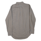 RALPH LAUREN Mens Blue & Orange Check Shirt M Button Down Classic Fit