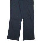 DICKIES Mens Cotton Blend Navy Regular Straight Trousers W30 L28 Workwear Zip