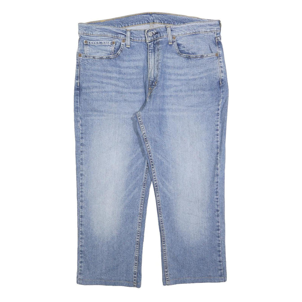 LEVI'S 514 CLASSIC Mens Jeans Blue Classic Straight Denim Medium W36 L24 Zip