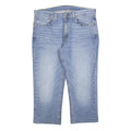 LEVI'S 514 CLASSIC Mens Jeans Blue Classic Straight Denim Medium W36 L24 Zip