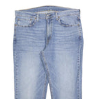 LEVI'S 514 CLASSIC Mens Jeans Blue Classic Straight Denim Medium W36 L24 Zip