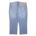 LEVI'S 514 CLASSIC Mens Jeans Blue Classic Straight Denim Medium W36 L24 Zip