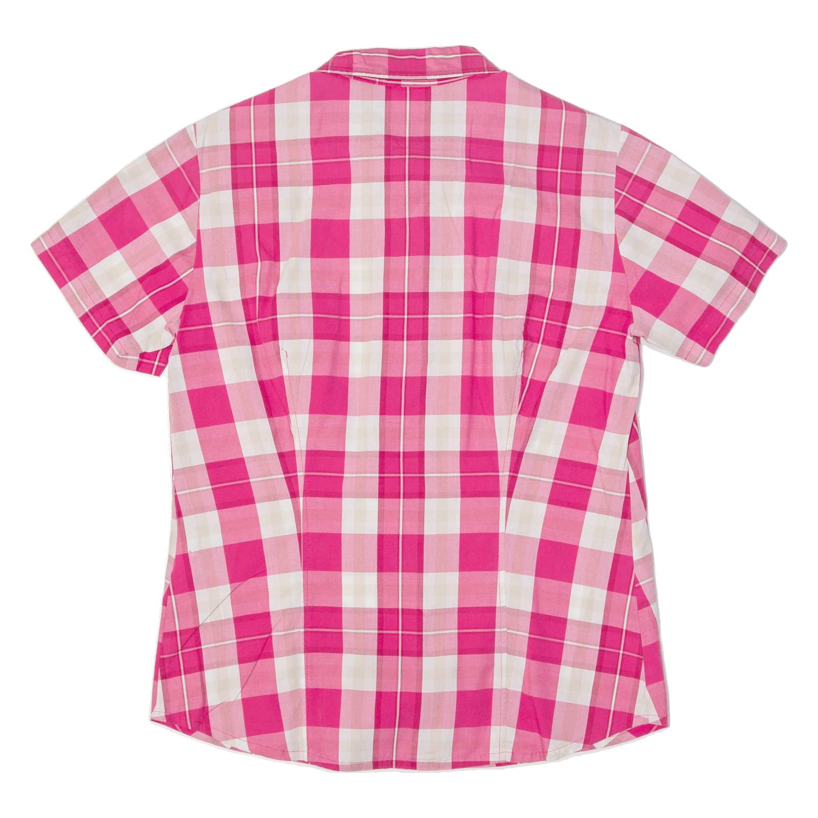 JACK WOLFSKIN Womens Shirt Pink Check S