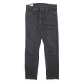 LEVI'S 502 BIG E Mens Slim Black Denim Medium W32 L29 Stylish Zip Jeans