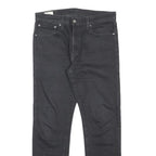 LEVI'S 502 BIG E Mens Slim Black Denim Medium W32 L29 Stylish Zip Jeans