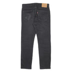 LEVI'S 502 BIG E Mens Slim Black Denim Medium W32 L29 Stylish Zip Jeans
