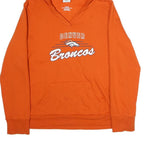 NFL Mens Orange Denver Broncos Hoodie XL Cotton Pullover Sweatshirt