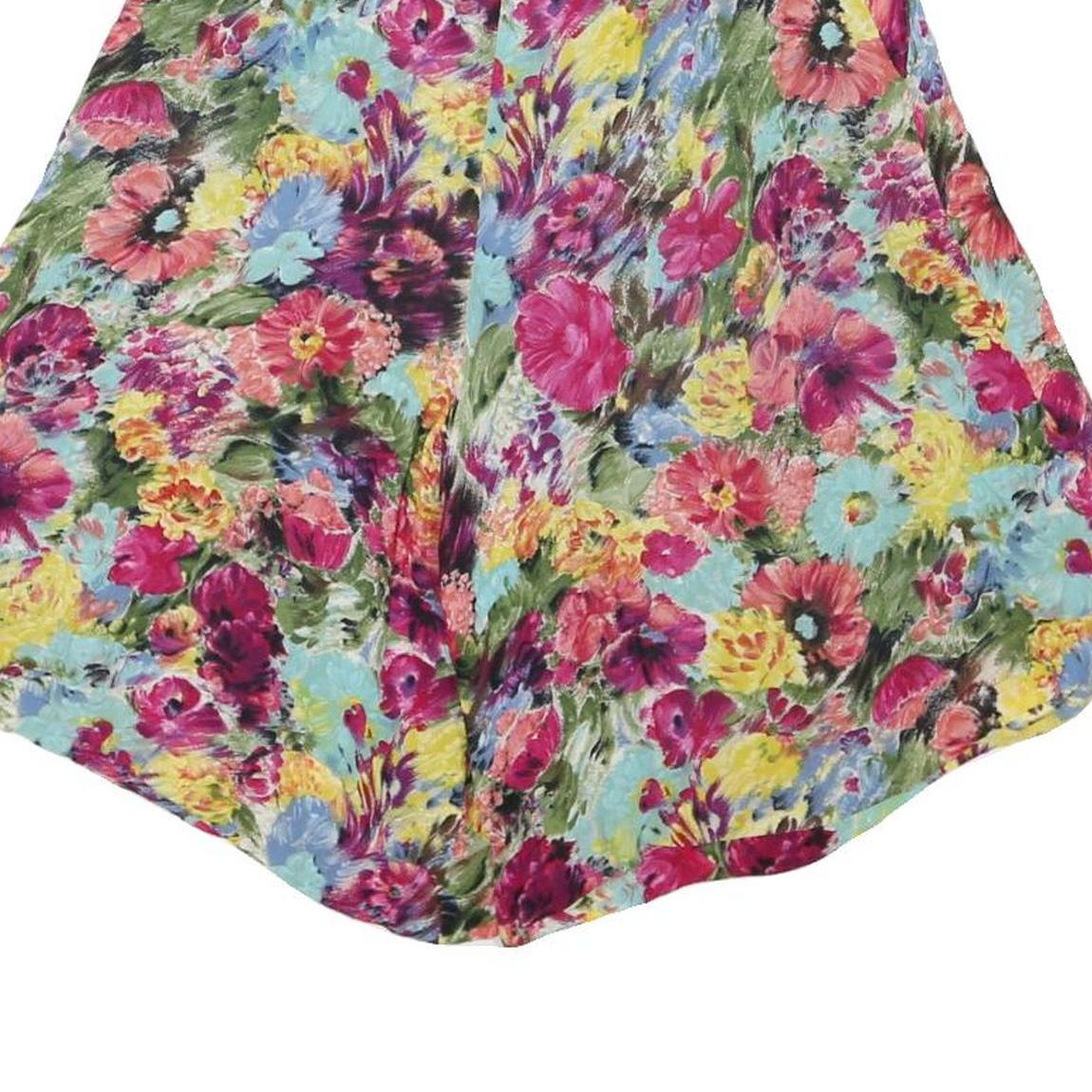 Womens Shorts Multicolour Floral Print S W24 Summer Casual Lightweight