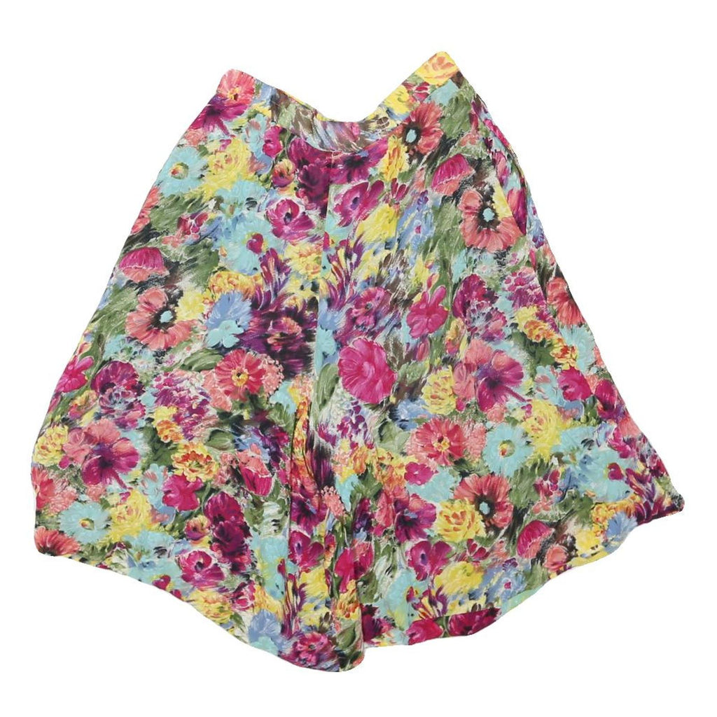 Womens Shorts Multicolour Floral Print S W24 Summer Casual Lightweight