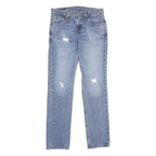 LEVI'S 511 Slim Mens Jeans Blue Slim Skinny Denim Cotton Blend Light W29 L32
