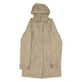 BOGNER Womens Parka Coat Beige Canvas Nylon UK 8